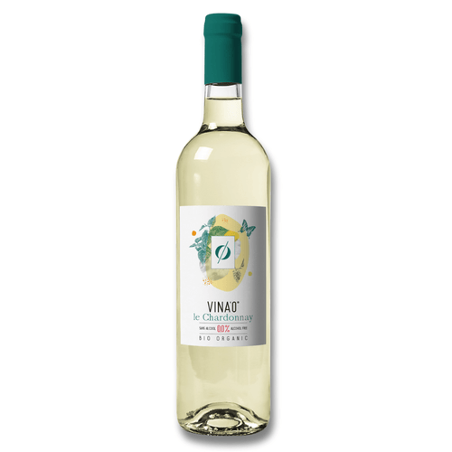 VINA’0° Le Chardonnay Alcohol - Free Organic White Wine 750mL | VINA’0 | Craftzero