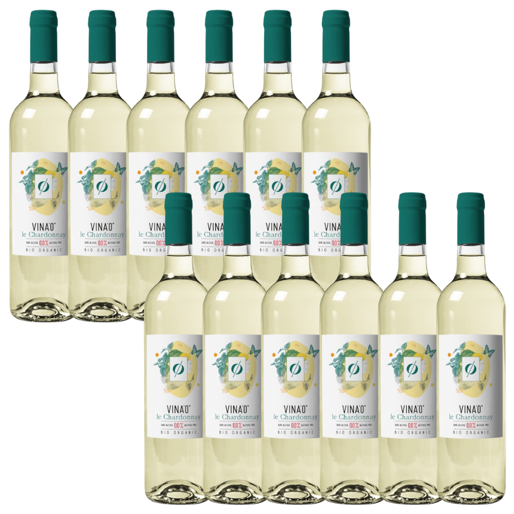 VINA’0° Le Chardonnay Alcohol-Free Organic White Wine 750mL - VINA’0 - Craftzero