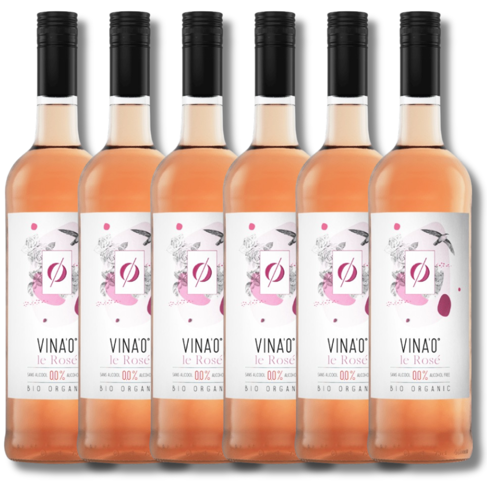 VINA’0° Le Rosé Alcohol-Free Organic Rosé Wine 750mL- ***BBD 08/26*** - VINA’0 - Craftzero