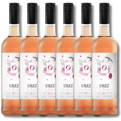 VINA’0° Le Rosé Alcohol-Free Organic Rosé Wine 750mL- ***BBD 08/26*** - VINA’0 - Craftzero