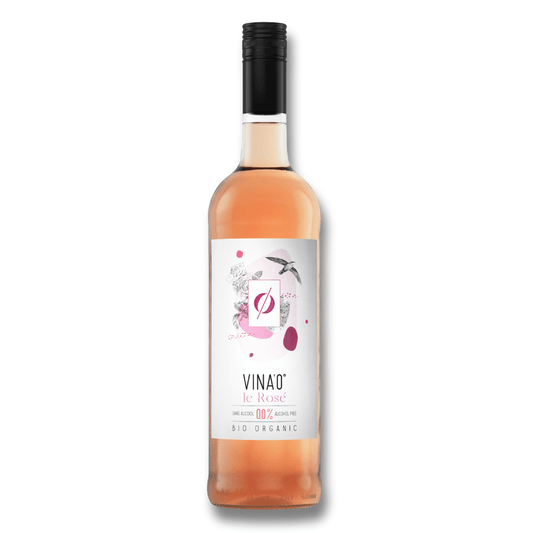 VINA’0° Le Rosé Alcohol - Free Organic Rosé Wine 750mL | VINA’0 | Craftzero