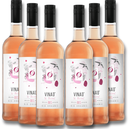 VINA’0° Le Rosé Alcohol - Free Organic Rosé Wine 750mL | VINA’0 | Craftzero