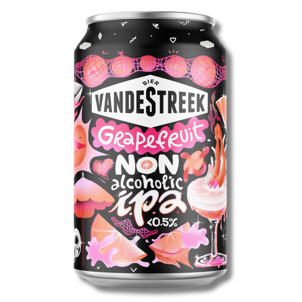 Vandestreek Grapefruit Non Alcoholic IPA 330ml ***BBD 10/26*** - Vandestreek - Craftzero