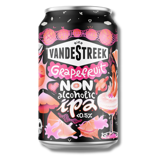 Vandestreek Grapefruit Non Alcoholic IPA 330ml ***BBD 10/26*** - Vandestreek - Craftzero