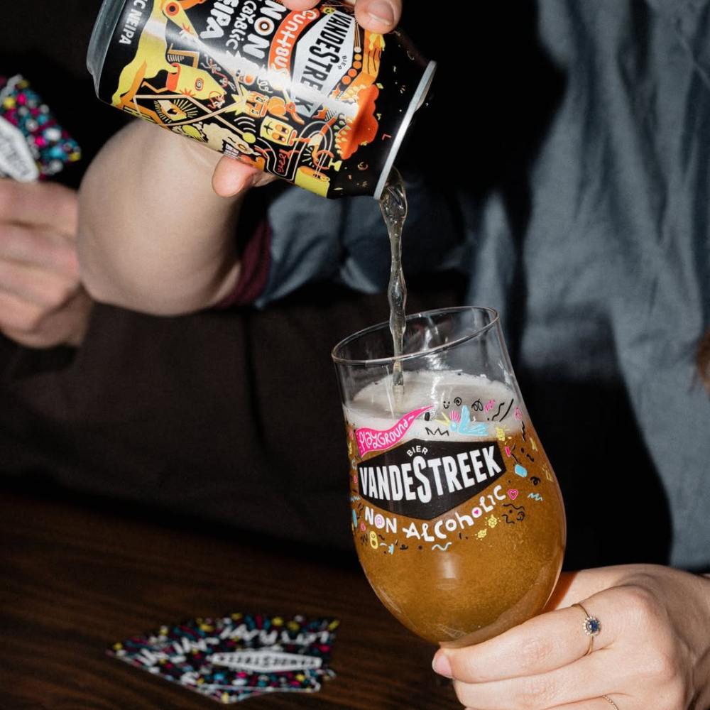 Vandestreek Non-Alcoholic Beer Trio Experience | Playground, NEIPA, & Grapefruit (12 Pack)