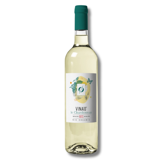 VINA’0° Le Chardonnay Alcohol-Free Organic White Wine 750mL