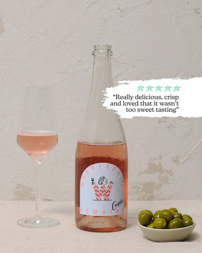 Wednesday’s Domaine Cuvée - Alcohol-Free Sparkling Rosé Wine - 750ml - Wednesday’s Domaine - Craftzero