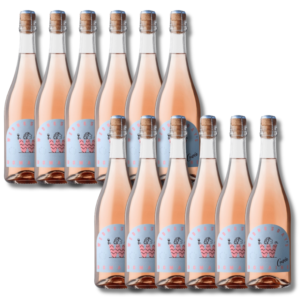 Wednesday’s Domaine Cuvée - Alcohol-Free Sparkling Rosé Wine - 750ml - Wednesday’s Domaine - Craftzero