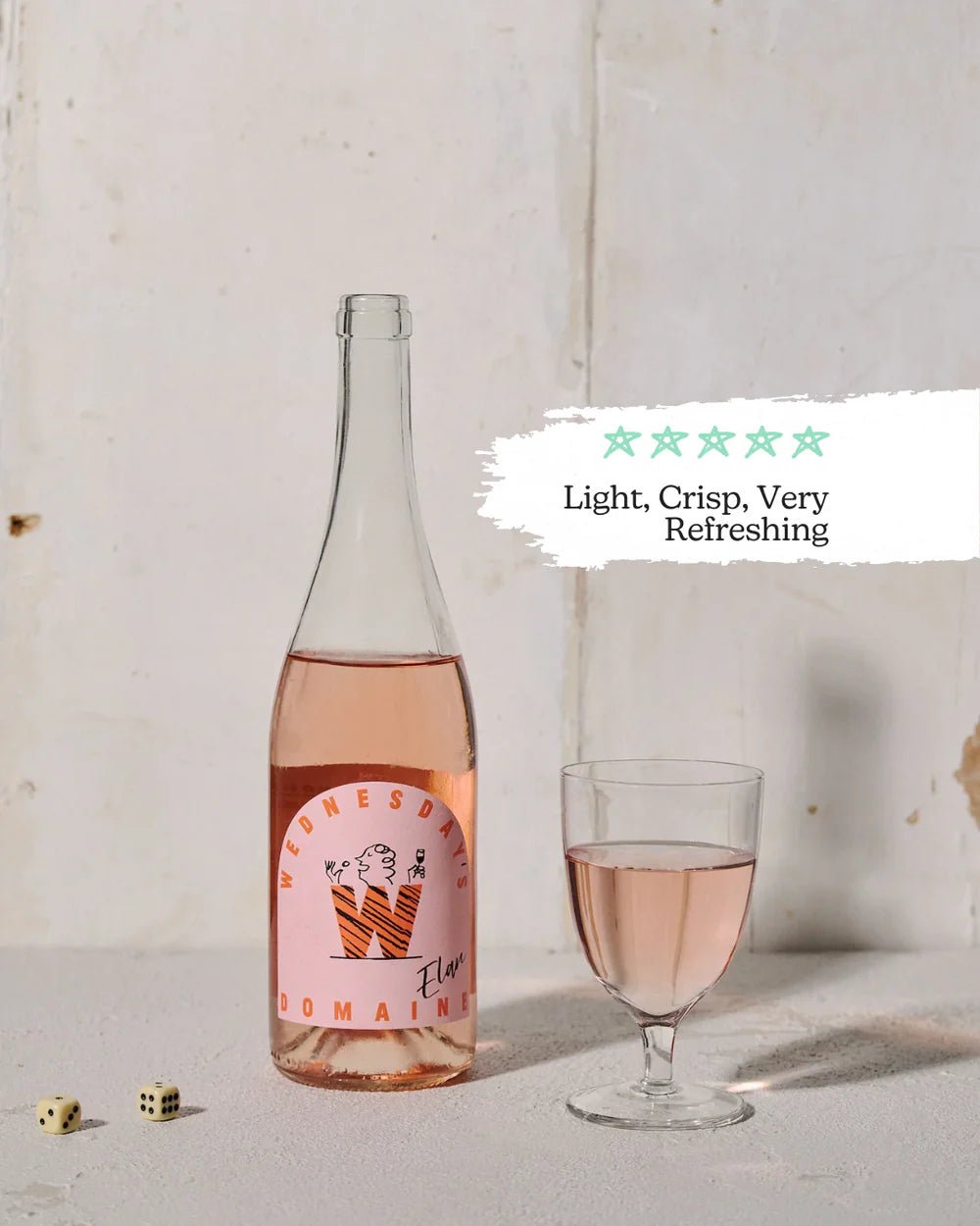Wednesday’s Domaine Elan - Alcohol-Free Still Rosé Wine 750ml - Wednesday’s Domaine - Craftzero