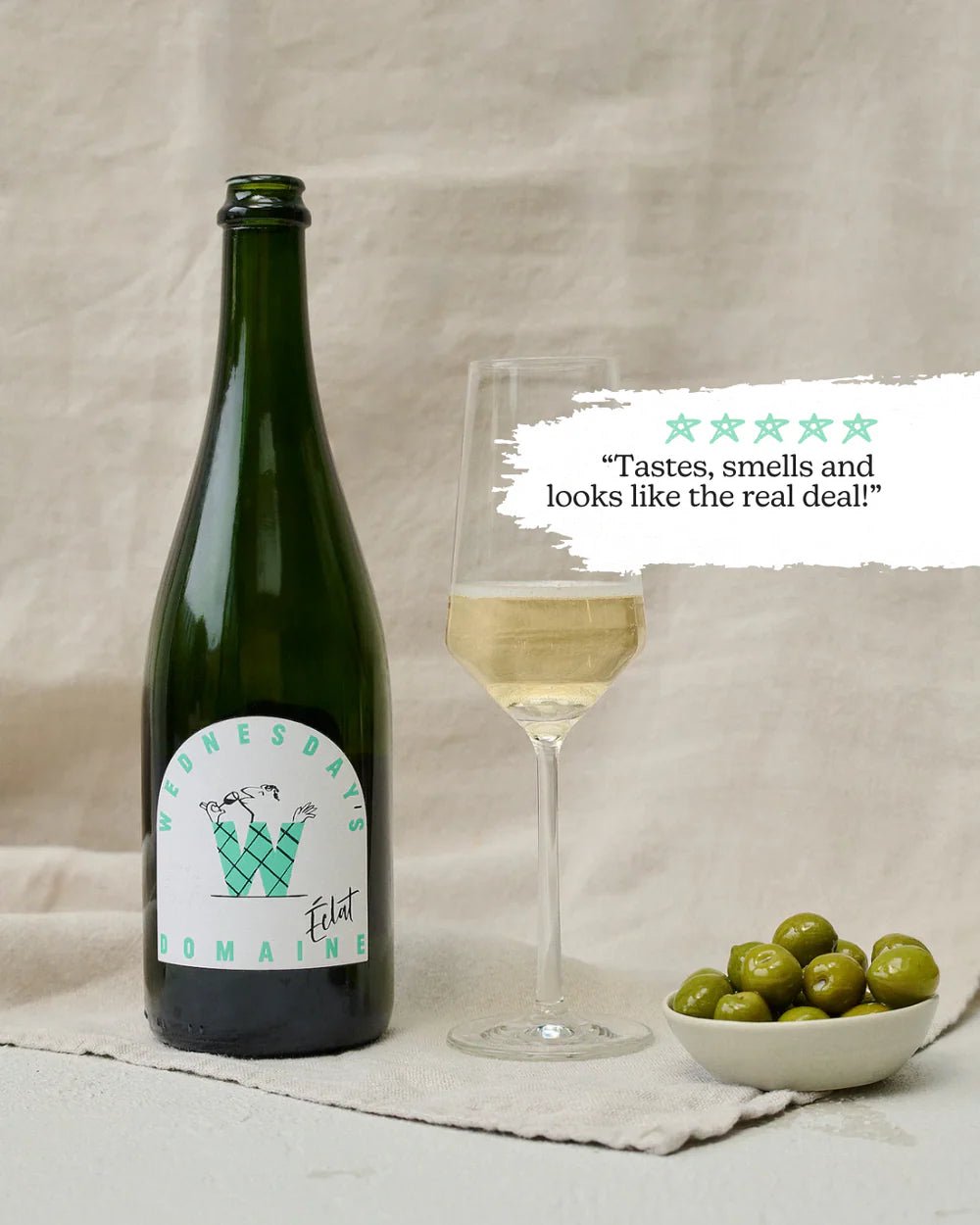 Wednesday’s Domaine  Éclat - Alcohol-Free Sparkling White Wine - 750ml - Wednesday’s Domaine - Craftzero