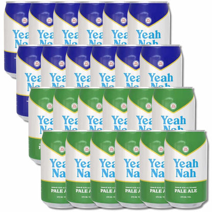 Yeah Nah Non-Alcoholic Mixed Case – Pale Ale & XPA (24 Pack) - Yeah Nah Beer - Craftzero