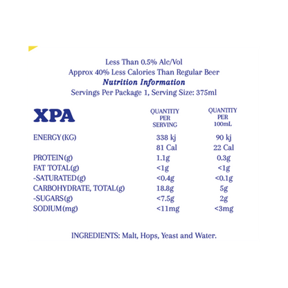 Yeah Nah Non Alcoholic XPA 375ml - Yeah Nah Beer - Craftzero