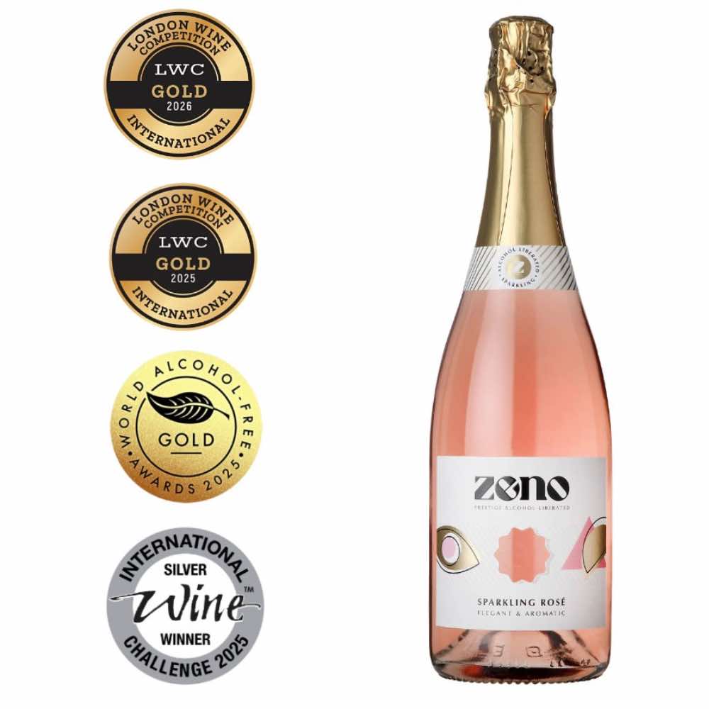 ZENO Sparkling Rosé Alcohol Free 750ml - ZENO - Craftzero