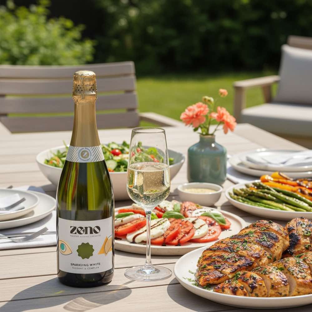 ZENO Sparkling White NV Alcohol Free 750ml - ZENO - Craftzero