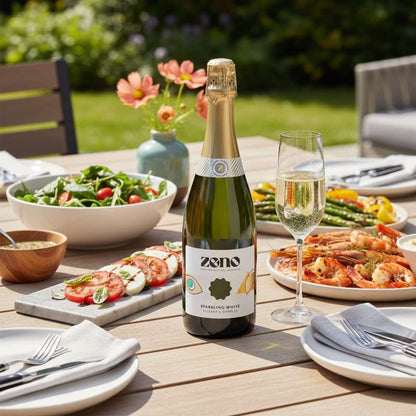 ZENO Sparkling White NV Alcohol Free 750ml - ZENO - Craftzero