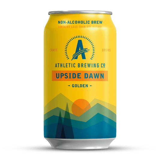 Athletic Brew Co. Upside Dawn Golden Ale 355mL ***BBD 10/25*** | Athletic Brewing Co. | Craftzero