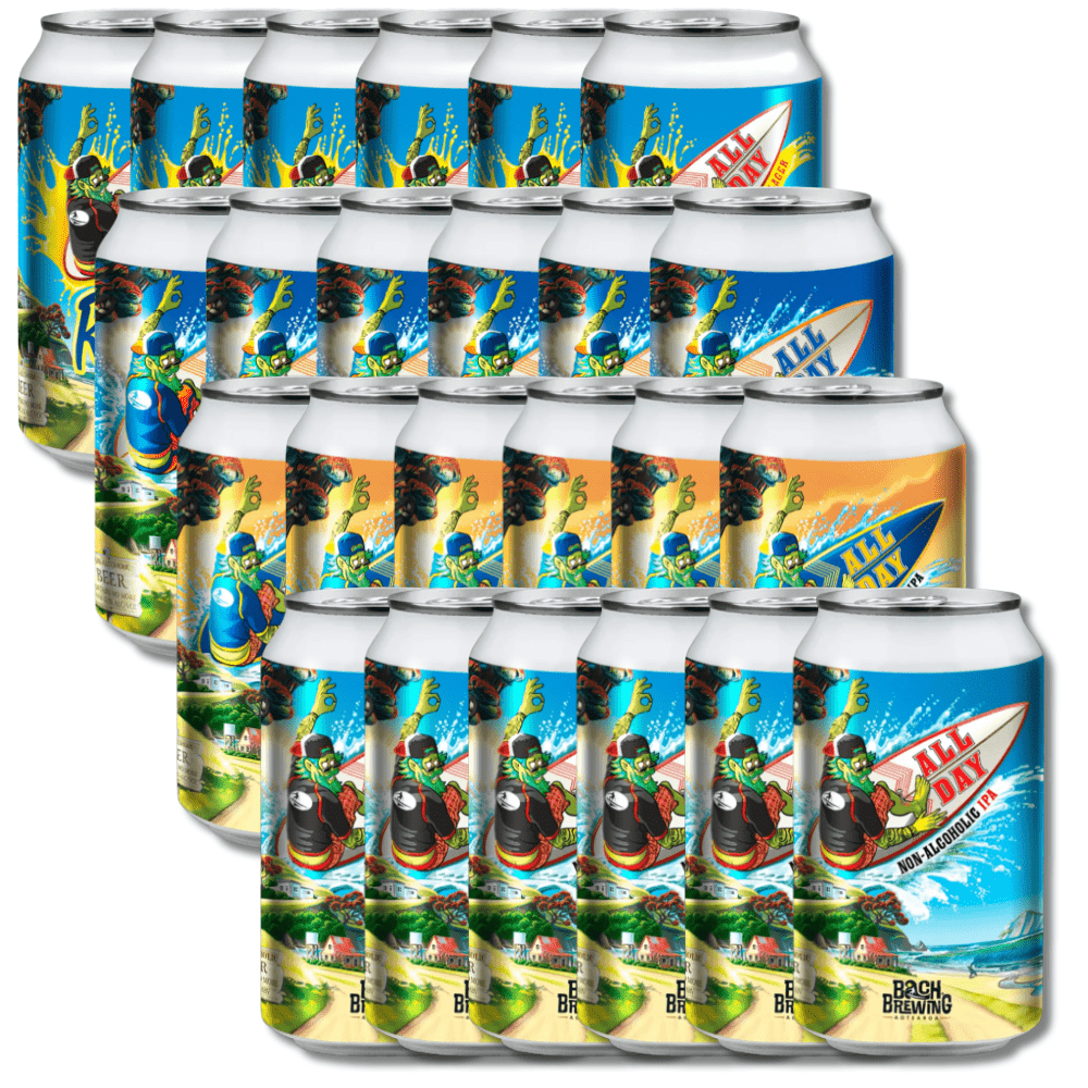 Bach Brewing All Day Non - Alcoholic Beer Mix Bundle - 24x330ml | Bach Brewing | Craftzero