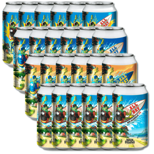 Bach Brewing All Day Non - Alcoholic Beer Mix Bundle - 24x330ml | Bach Brewing | Craftzero