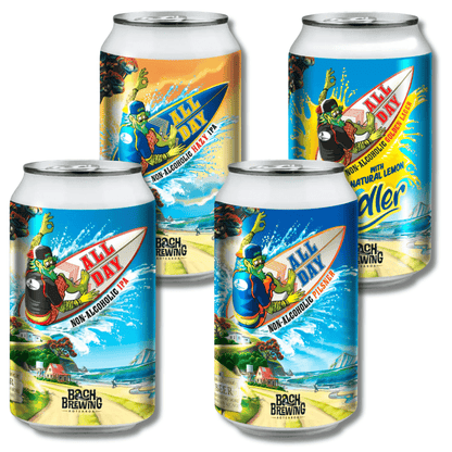 Bach Brewing All Day Non-Alcoholic Beer Mix Bundle - 24x330ml - Bach Brewing - Craftzero