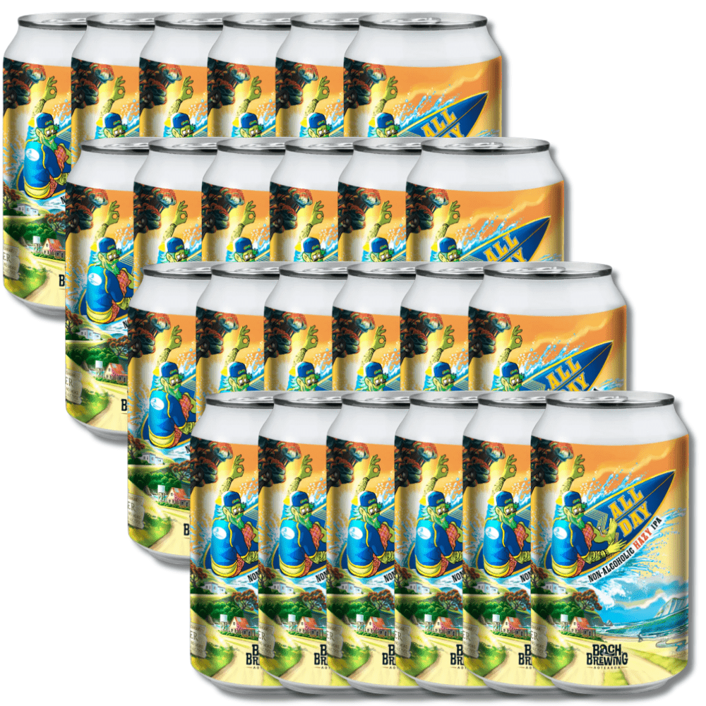 Bach Brewing All Day Non-Alcoholic Hazy IPA 330ml - Bach Brewing - Craftzero