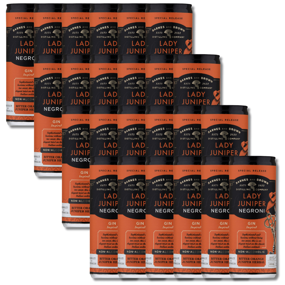 Barnes and Brown Non Alcoholic Lady Juniper Negroni (Gin Inspired) RTD 250ml | Barnes & Brown | Craftzero