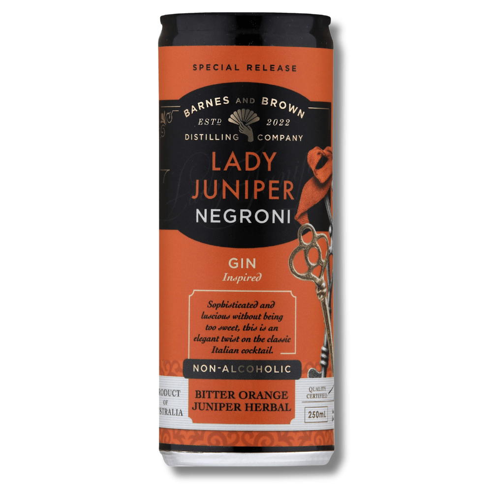 Barnes and Brown Non Alcoholic Lady Juniper Negroni (Gin Inspired) RTD 250ml | Barnes & Brown | Craftzero