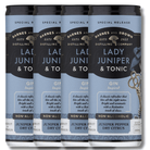 Barnes and Brown Non Alcoholic Lady Juniper & Tonic (Gin Inspired) RTD 250ml | Barnes & Brown | Craftzero