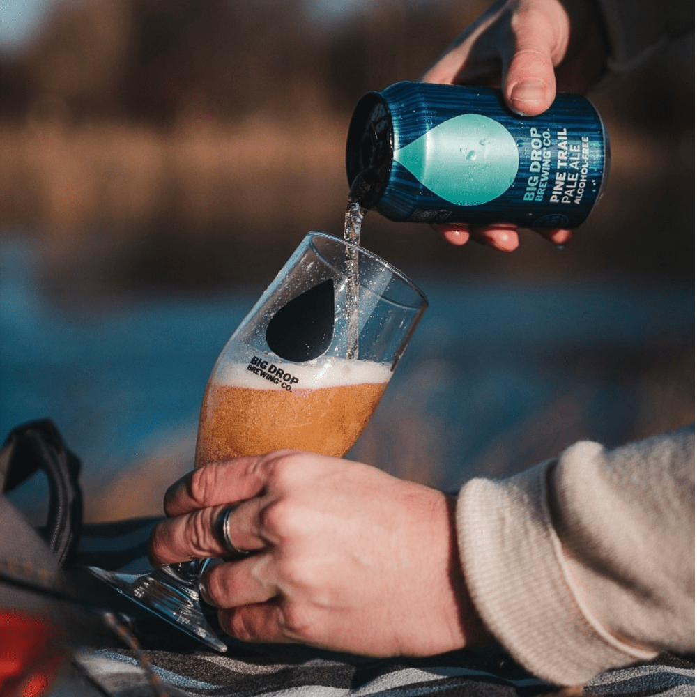 Big Drop Pine Trail Pale Ale Non-Alcoholic 355ml - Big Drop - Craftzero