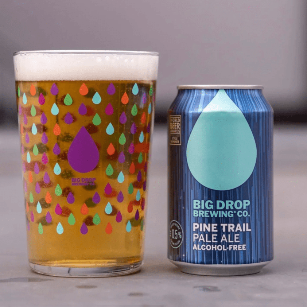 Big Drop Pine Trail Pale Ale Non-Alcoholic 355ml - Big Drop - Craftzero