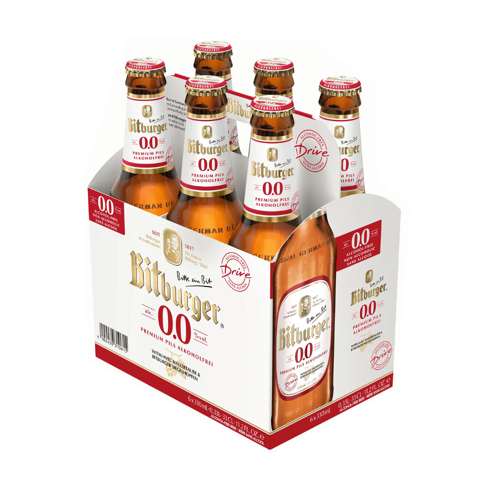 Bitburger Drive Alcohol Free Pilsner Lager 330ml - Bitburger - Craftzero