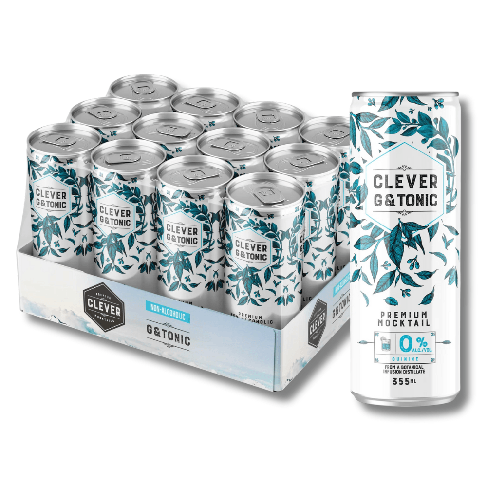 Clever Mocktails Non Alcoholic Gin & Tonic 355ml - Clever Mocktails - Craftzero