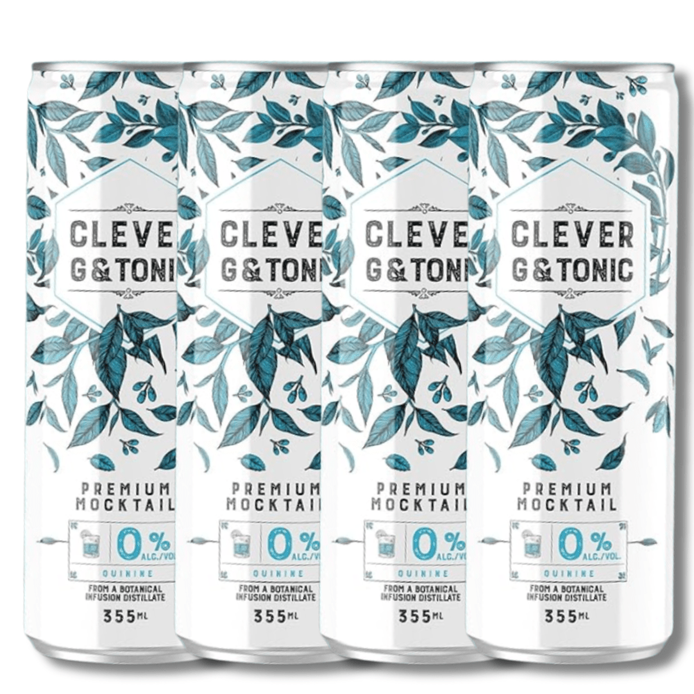 Clever Mocktails Non Alcoholic Gin & Tonic 355ml - Clever Mocktails - Craftzero