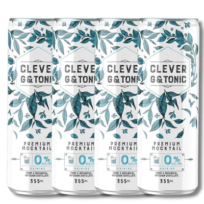 Clever Mocktails Non Alcoholic Gin & Tonic 355ml - Clever Mocktails - Craftzero