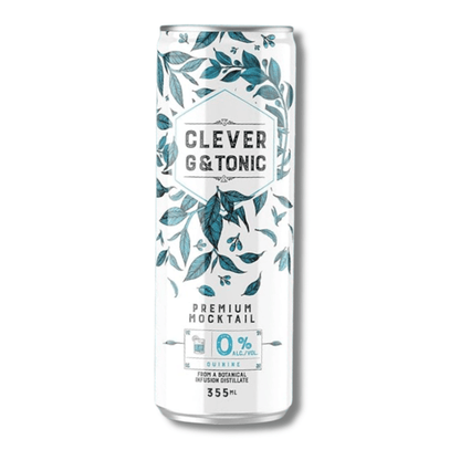 Clever Mocktails Non Alcoholic Gin & Tonic 355ml - Clever Mocktails - Craftzero