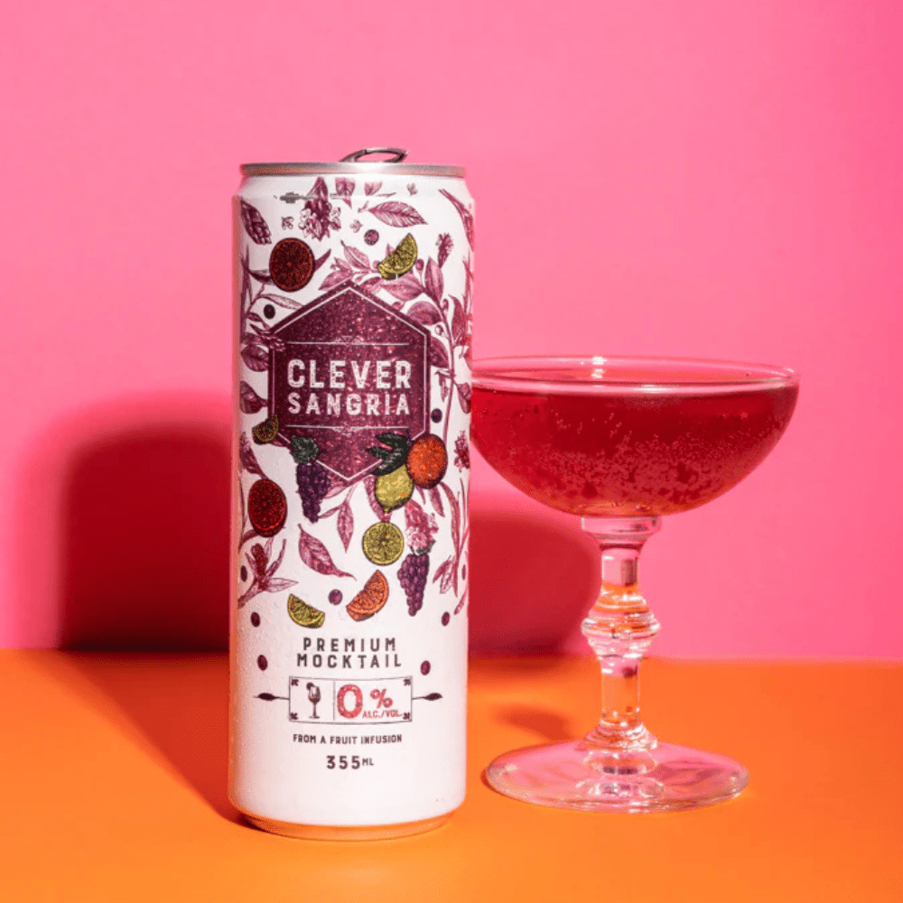Clever Mocktails Non Alcoholic Red Sangria 355ml | Clever Mocktails | Craftzero