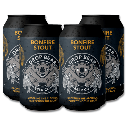 Drop Bear 0.5% Bonfire Stout 330ml - Drop Bear - Craftzero