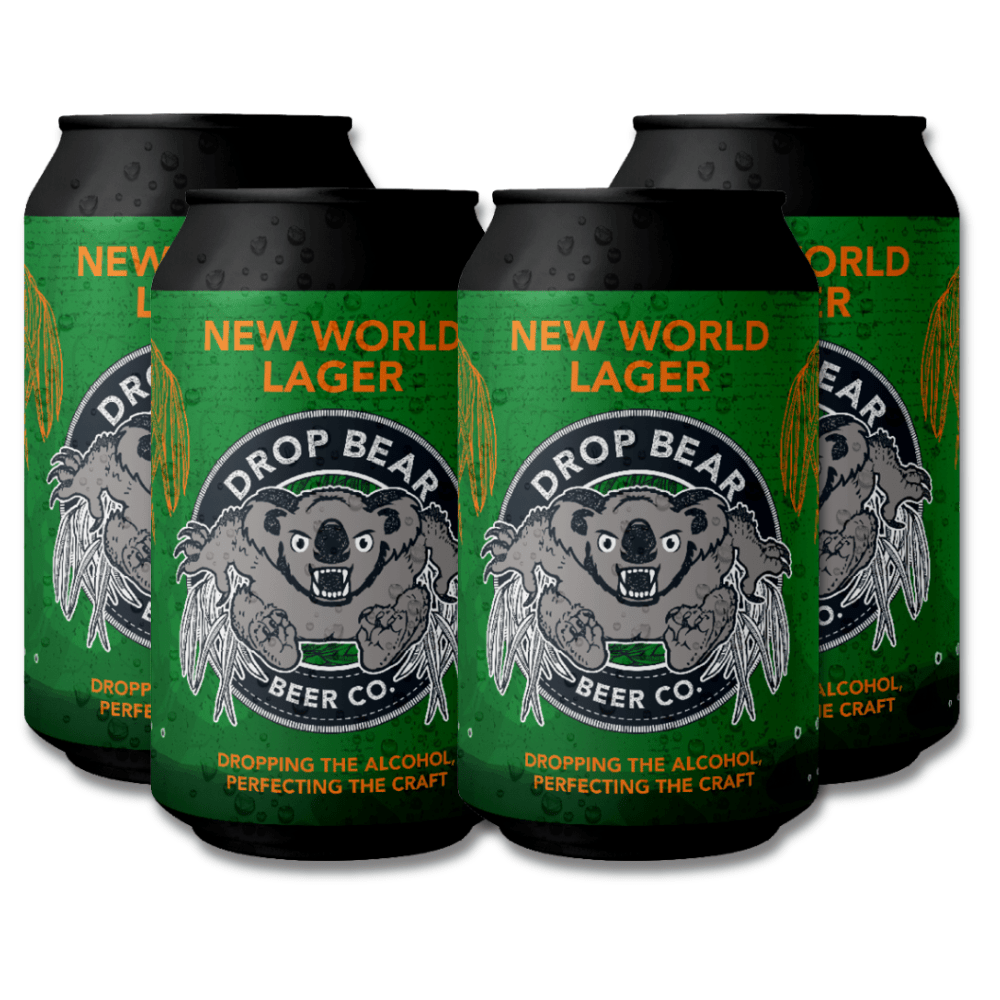 Drop Bear 0.5% New World Lager 330ml - Drop Bear - Craftzero