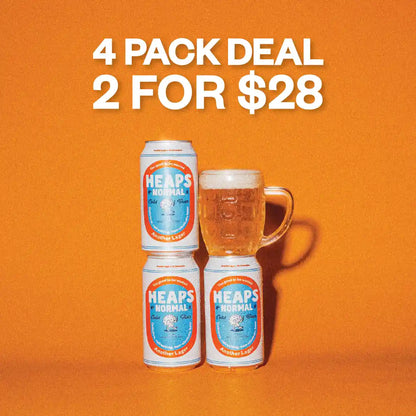 Heaps Normal Another Lager Non-Alcoholic 375ml