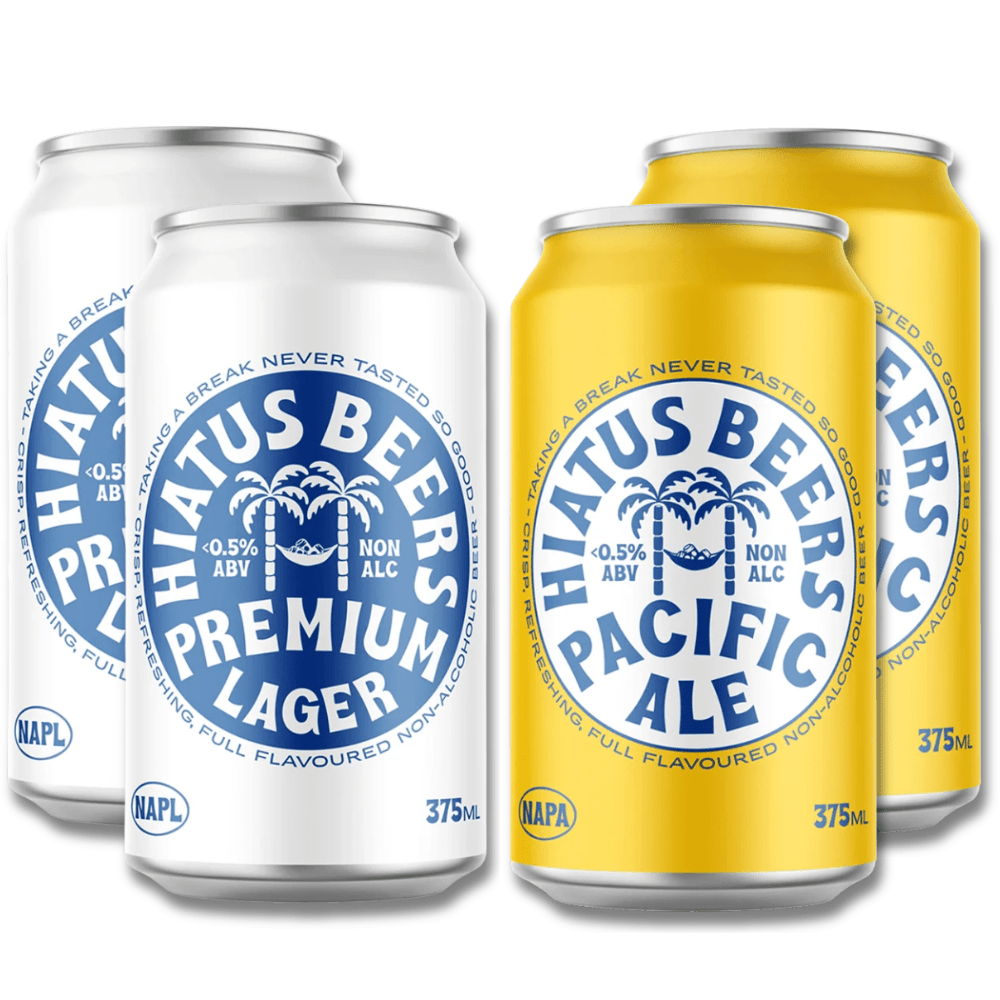 Hiatus Heaven Mixed Case Bundle: Premium Lager & Pacific Ale (24 Pack) | Hiatus Beers | Craftzero