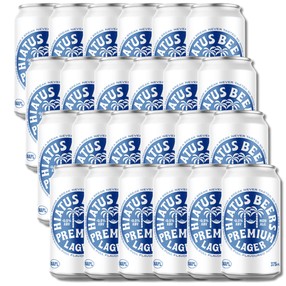 Hiatus Non-Alcoholic Premium Lager 375ml - Hiatus Beers - Craftzero