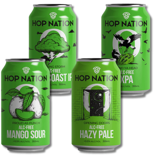 Hop Nation Heaven - Non - Alcoholic Beer Bundle (16 Pack) | Hop Nation Brewing Co. | Craftzero