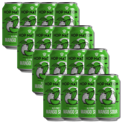Hop Nation Proud As Punch Mango Sour (Non-Alcoholic) 355ml - Hop Nation Brewing Co. - Craftzero
