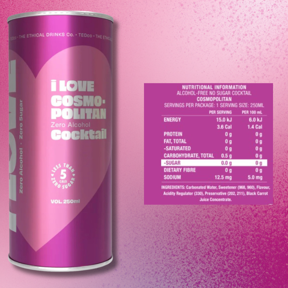 I Love Non-Alc Cosmopolitan Cocktail 250ml - I Love - Craftzero