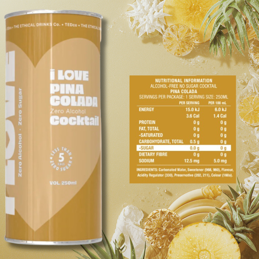 I Love Non-Alc Pina Colada Cocktail 250ml - I Love - Craftzero