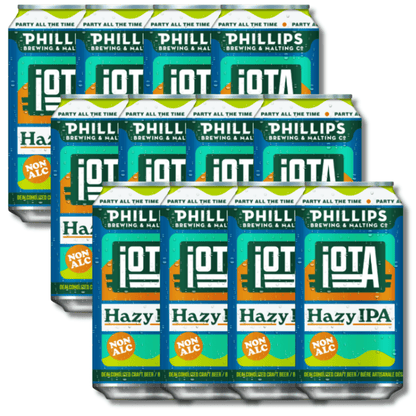 iOTA Non-Alcoholic Hazy IPA Craft Beer 355ml ***BBD 09/26*** - Phillips Brewing & Malting Co - Craftzero