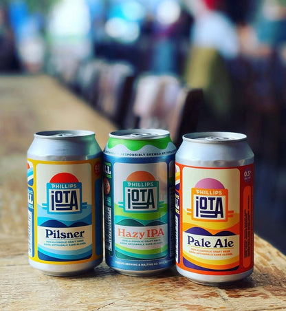 iOTA Non-Alcoholic Mixed Pack - 12x355ml ***BBD 09/26*** - Phillips Brewing & Malting Co - Craftzero
