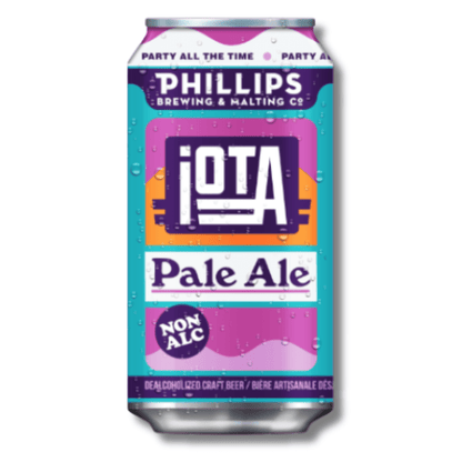 iOTA Non-Alcoholic Pale Ale Craft Beer 355ml ***BBD 09/26*** - Phillips Brewing & Malting Co - Craftzero