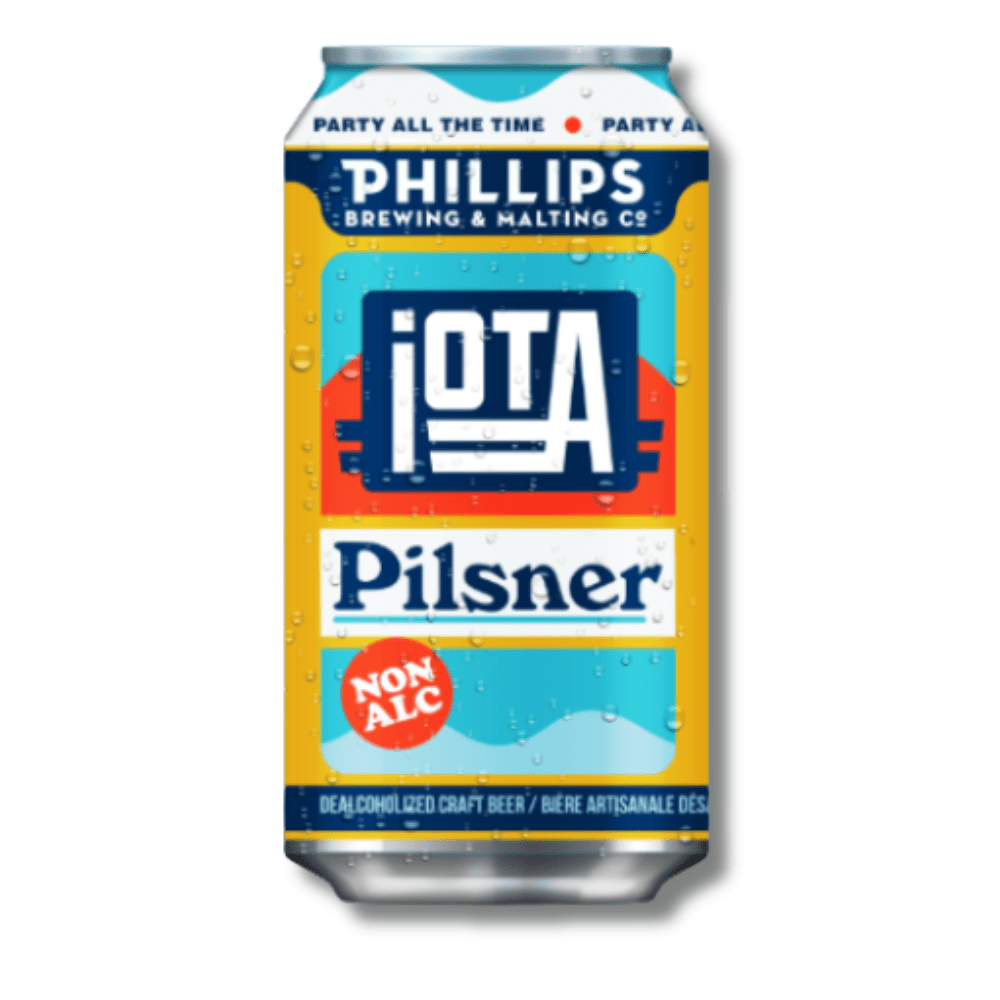 iOTA Non-Alcoholic Pilsner Craft Beer 355ml ***BBD 09/26*** - Phillips Brewing & Malting Co - Craftzero
