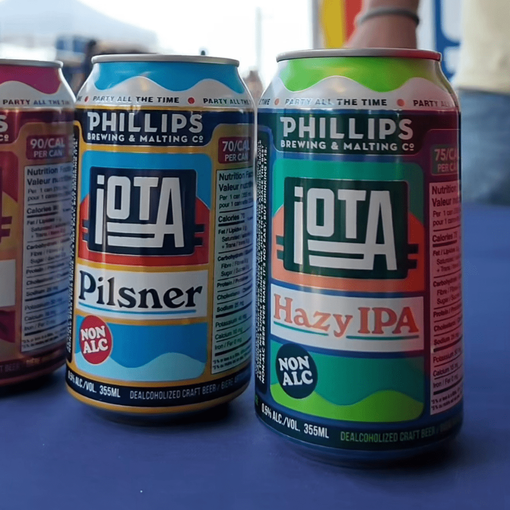 iOTA Non-Alcoholic Pilsner Craft Beer 355ml ***BBD 09/26*** - Phillips Brewing & Malting Co - Craftzero