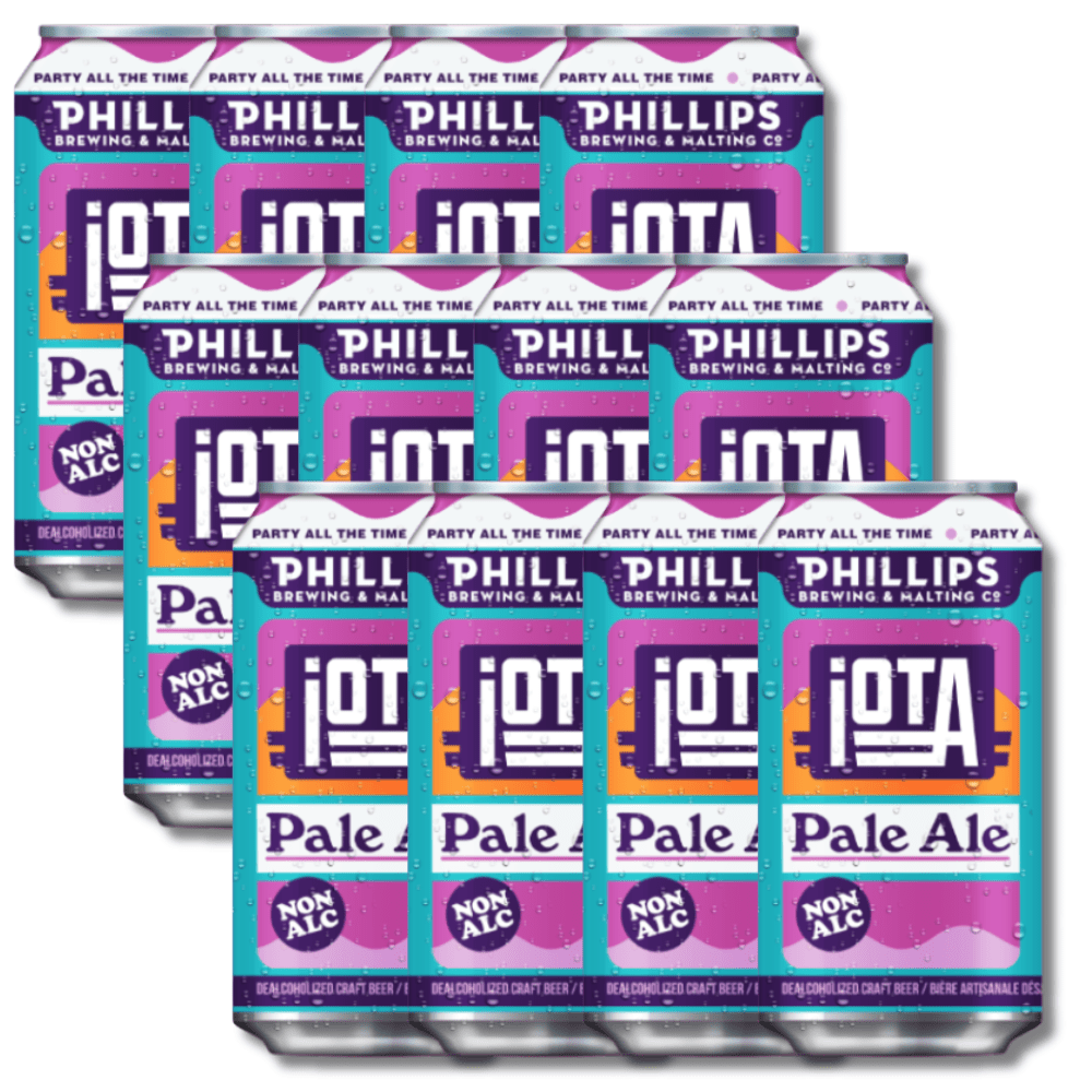iOTA Non-Alcoholic Pale Ale Craft Beer 355ml - Phillips Brewing & Malting Co - Craftzero